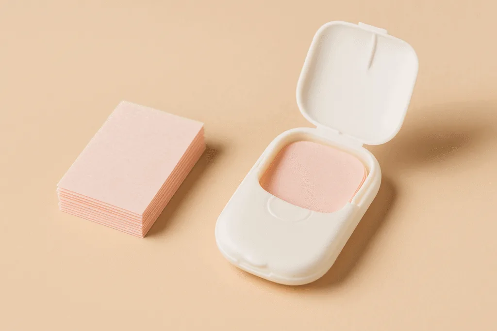 Paper Soap Introduction showing individual paper soap tablets on a white surface