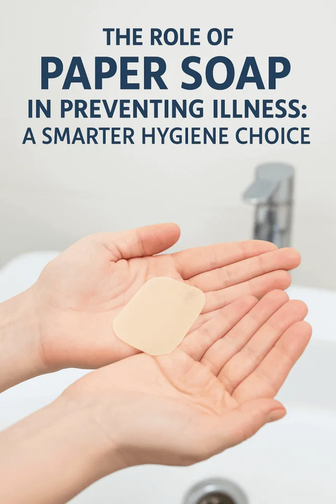 Visual comparison of how Paper Soap in Preventing Illness works in daily hygiene routines versus alternatives