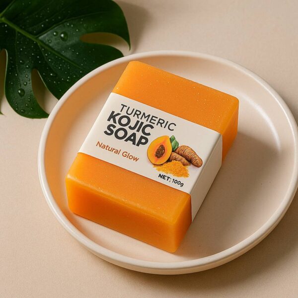 Organic turmeric soap with anti-inflammatory benefits